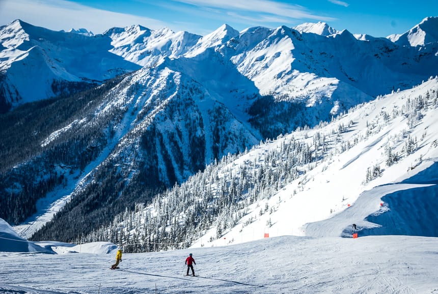 Voyage de Ski à Kicking Horse, Canada