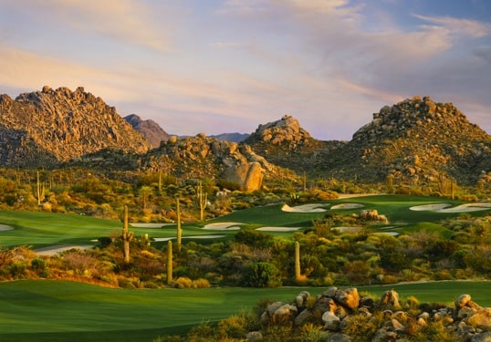 Troon North Golf Club
Overview, Pinnacle Course
Scottsdale, Arizona